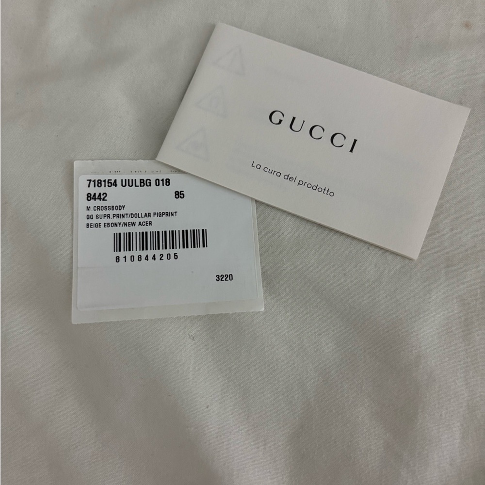 Gucci Brown and Gold Clutch with Monogram Design - Picture 10 of 10